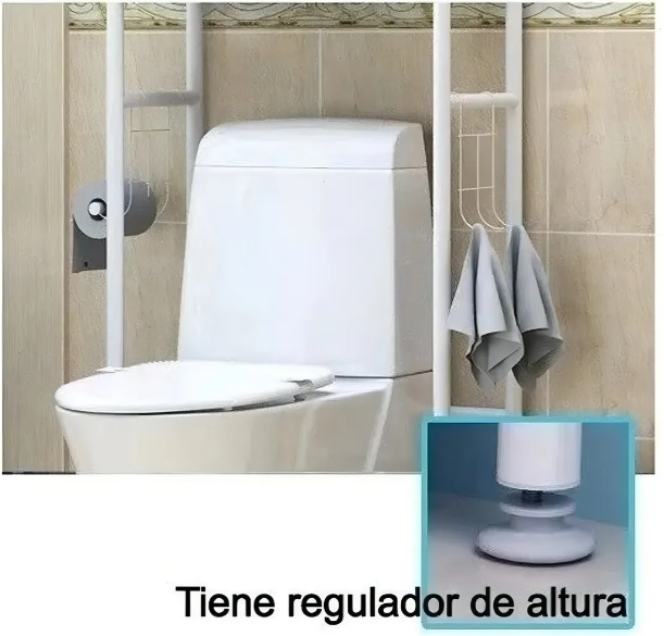 🚿Estante Organizador para Baño ~ Resuelve el Desorden y Espacio con Estilo