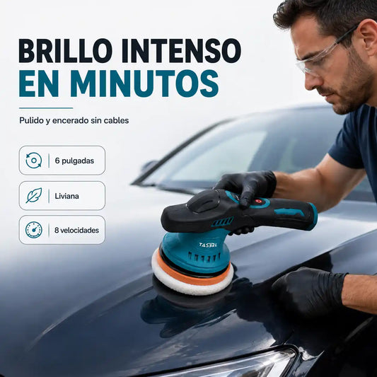 Pulidora Inalámbrica TASBEL + 2 baterías
