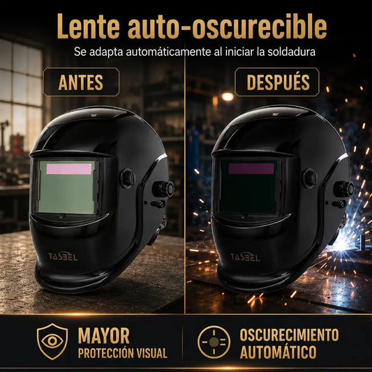 Mascara de Soldar Auto-Oscurecible Tasbel🧑🏭