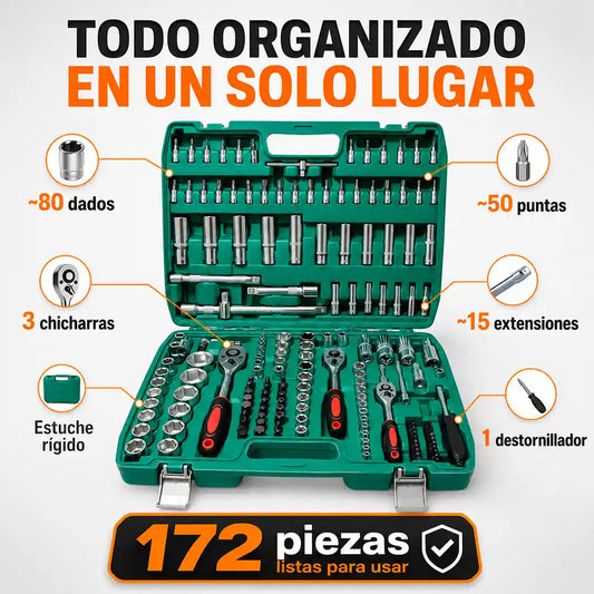 Set Caja Herramientas 172 Piezas