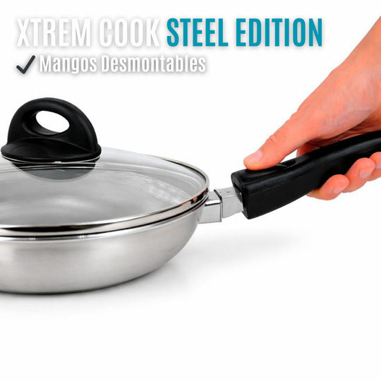 Set Xtrem Cook Acero Inoxidable 11 piezas™ — ¡Es hora de renovar tu cocina!