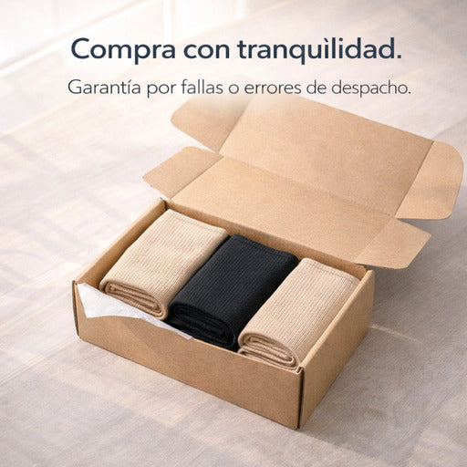Medias Compresión con Cierre Unisex 3PARES (L/XL 39 a 43) ~ Compresión graduada con ajuste firme y cómodo!