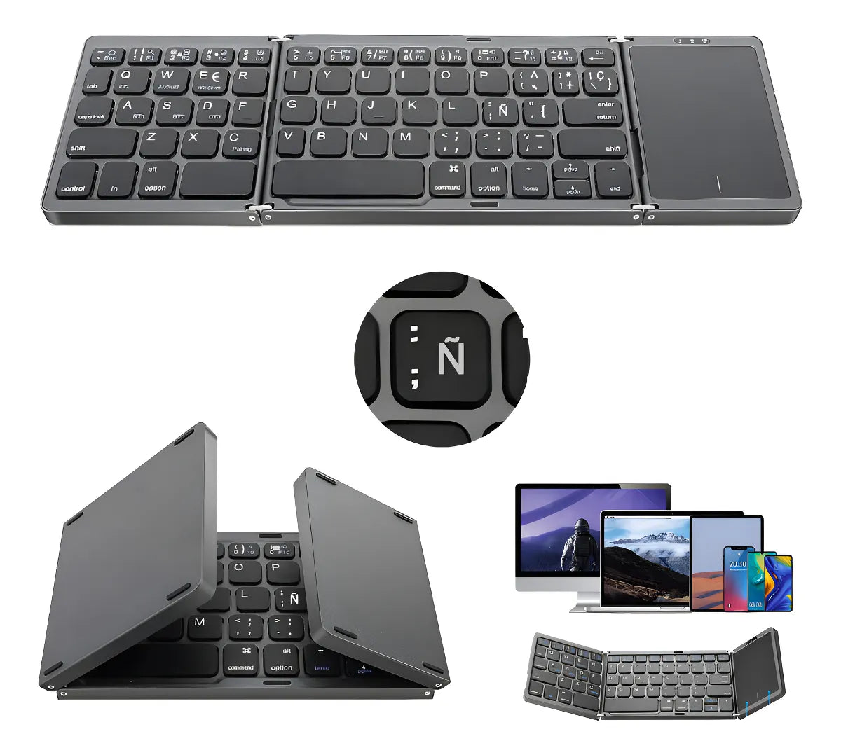 Teclado Plegable Bluetooth FlexKey™ – Trabajar sin límites, donde quieras!