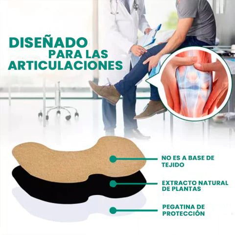 Pack 3 cajas de Parches para Rodilla Alivio Natural