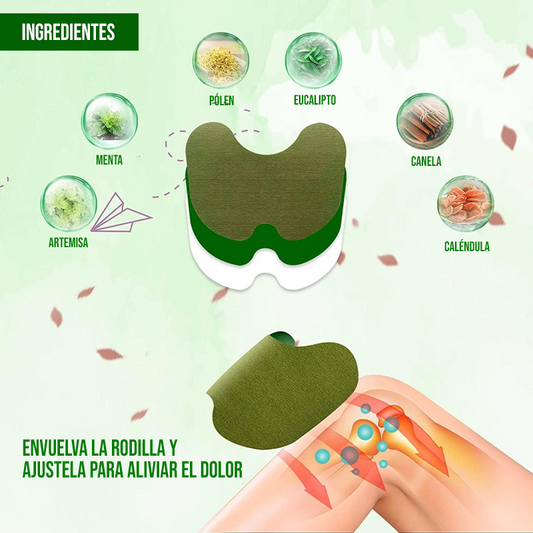 Pack 3 cajas de Parches para Rodilla Alivio Natural
