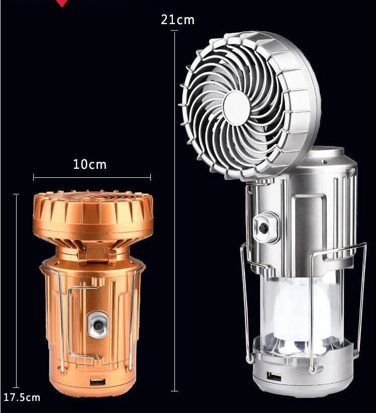 LumiBreeze™ - Ventilador, luz, aire y energía… siempre contigo💡💨🔋