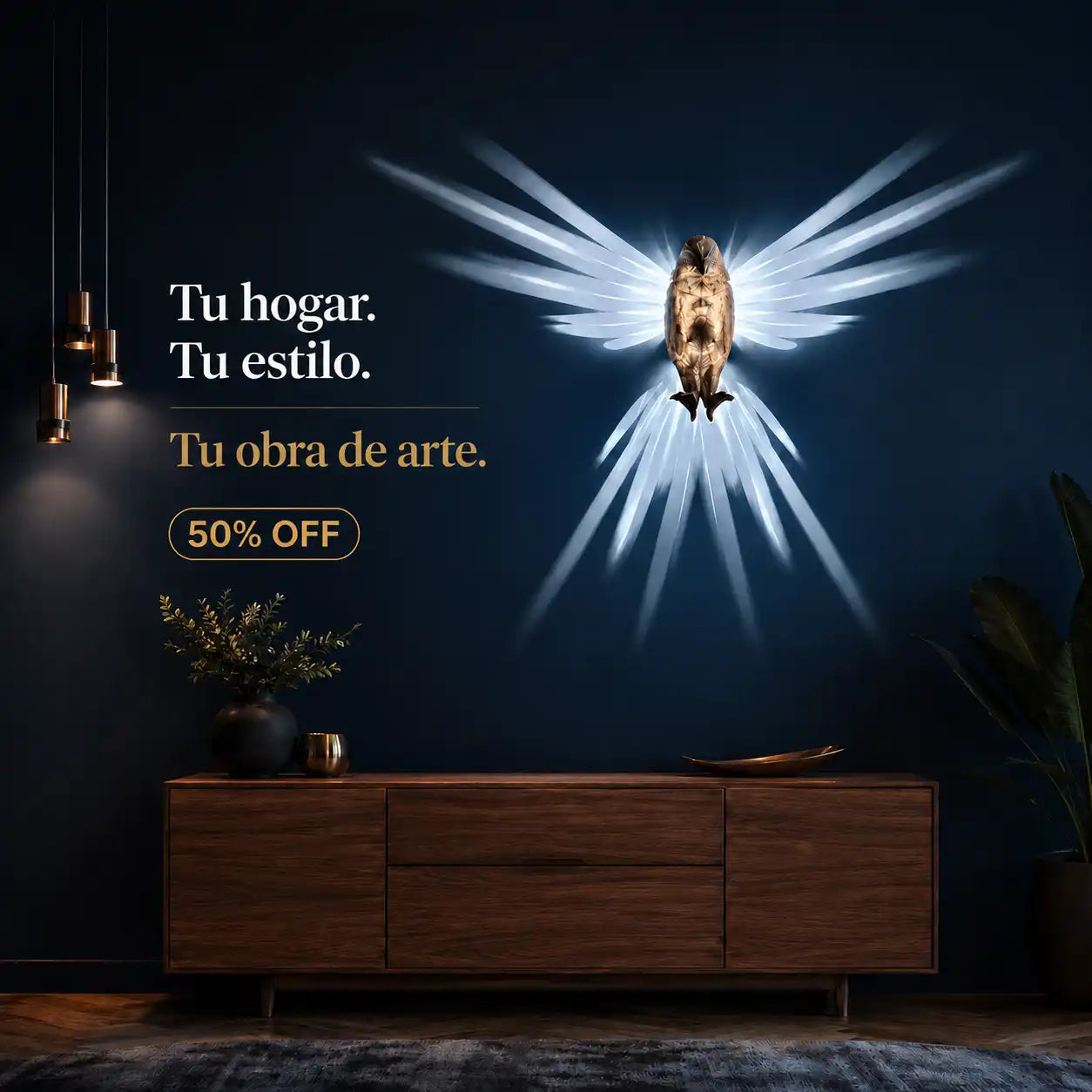 Lampara de aguila 3D