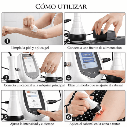Máquina Cavitación 40K+Radiofrecuencia 3 en 1~Tú eliges cuándo realizar tu rutina de cuidado personal 💆‍♀️