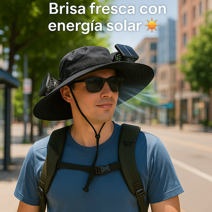 Gorro Solar Doble Ventilación Activa 🌞🧢💨 - Sombra y aire fresco donde vayas!