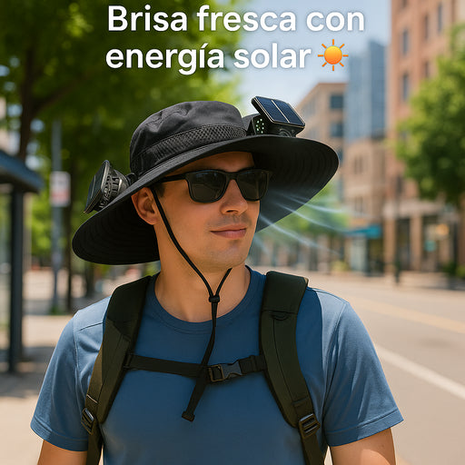 Gorro Solar Doble Ventilación Activa 🌞🧢💨 - Sombra y aire fresco donde vayas!