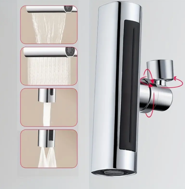 Adaptador de grifo Multifuncional 4 en 1 - Menos esfuerzo, menos gasto, más higiene🧼 y limpieza ✨