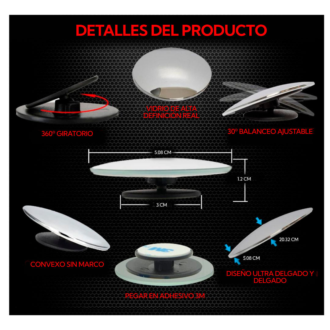 Pack 2 Espejos FullMirror™ 360