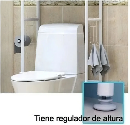 🚿Estante Organizador para Baño ~ Resuelve el Desorden y Espacio con Estilo
