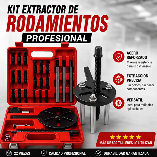 Kit Extractor Interno Rodamientos Profesional 22PCS ~ ¡Desmontar sin dificultad!