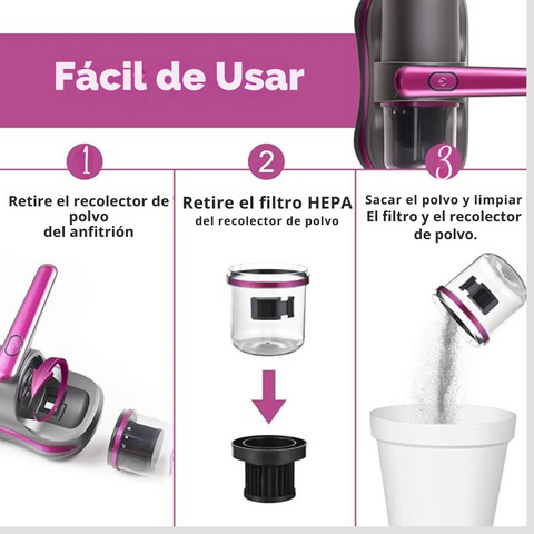 AeroClean™ Aspiradora de ácaros tecnología UV