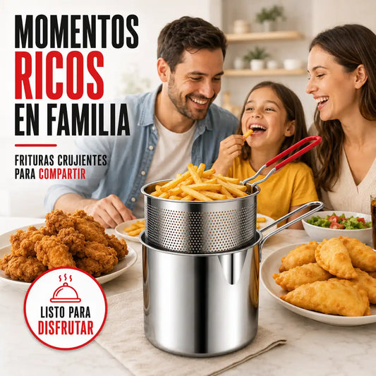Olla acero 304 inoxidable para freír