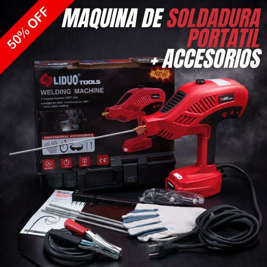 MÁQUINA DE SOLDAR PORTÁTIL + Accesorios | 🔧 La herramienta correcta para el trabajo justo. ⚡