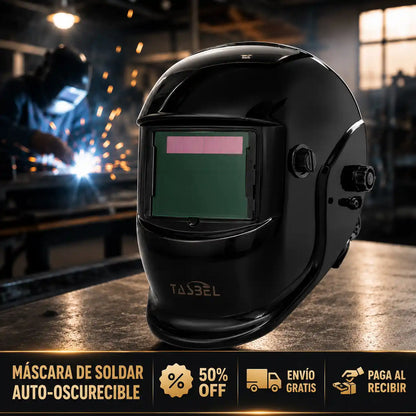 Mascara de Soldar Auto-Oscurecible Tasbel🧑‍🏭