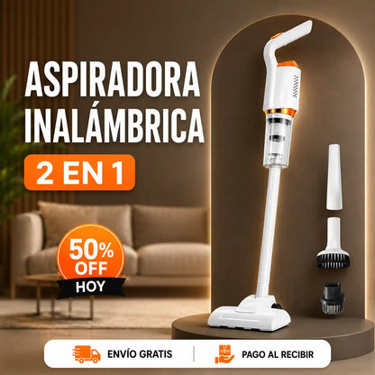 ASPIRADORA INALÁMBRICA MULTIFUNCIONAL 2 en 1