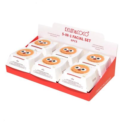 SET DE MAQUILLAJE BURGER GLAM KEVIN&COCO®️