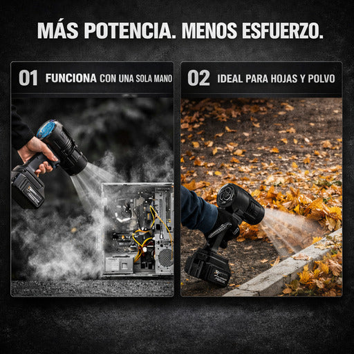 Soplador Turbina con Doble Batería