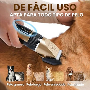 PetGroom™ –  Cortapelos Silencioso, Recargable y Profesional + 🎁Accesorios y Guía PDF de Regalo