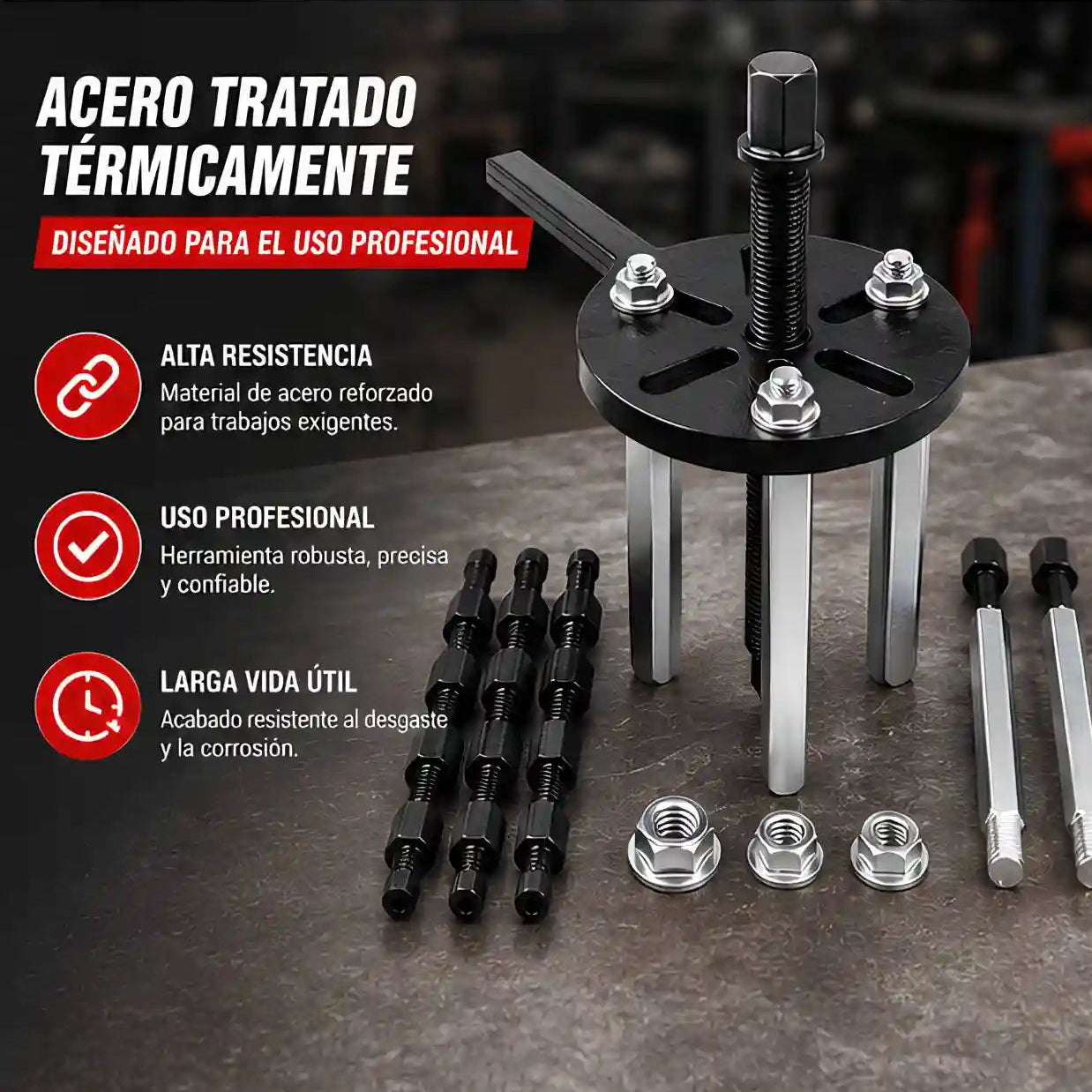 Kit Extractor Interno Rodamientos Profesional 22PCS ~ ¡Desmontar sin dificultad!
