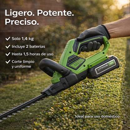Cortasetos Inalámbrico M1 Mcasa 98V 2 Baterías