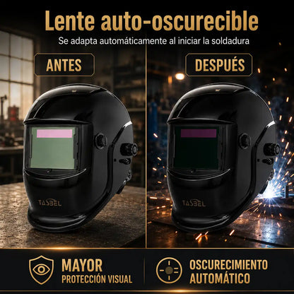Mascara de Soldar Auto-Oscurecible Tasbel🧑‍🏭