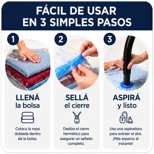 Pack 6 Bolsas al Vacio 68x98