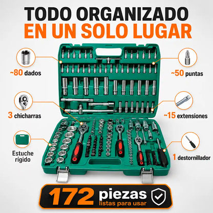 Set Caja Herramientas 172 Piezas