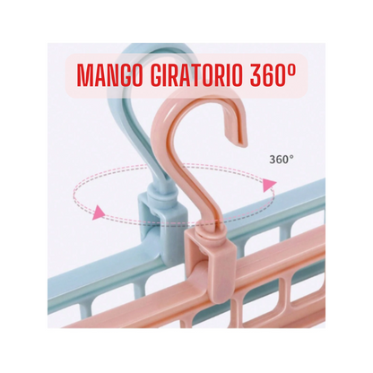 HangMaster Gancho de Ropa 9 en 1