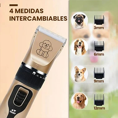 PetGroom™ –  Cortapelos Silencioso, Recargable y Profesional + 🎁Accesorios y Guía PDF de Regalo