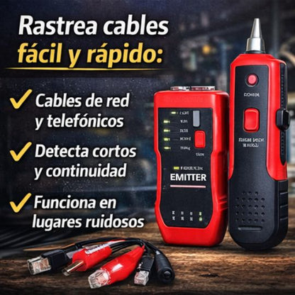 Tester Digital Rastreador Cables RJ45 Cat6 ~ ¡Encontrar el cable correcto, rápido y con seguridad!