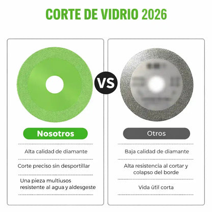 PACK 3 DISCOS CORTADOR DE VIDRIO Y CERÁMICA