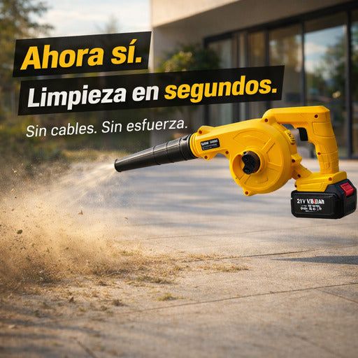 Soplador aspirador inalámbrico 2 en 1