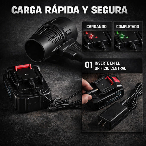 Soplador Turbina con Doble Batería