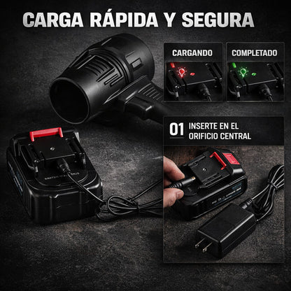 Soplador Turbina con Doble Batería