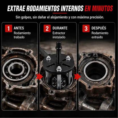 Kit Extractor Interno Rodamientos Profesional 22PCS ~ ¡Desmontar sin dificultad!