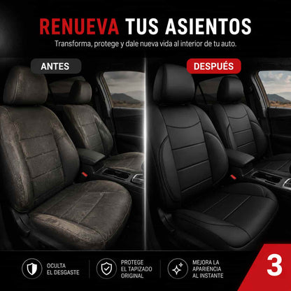 Cubre Asientos Autos Ecocuero