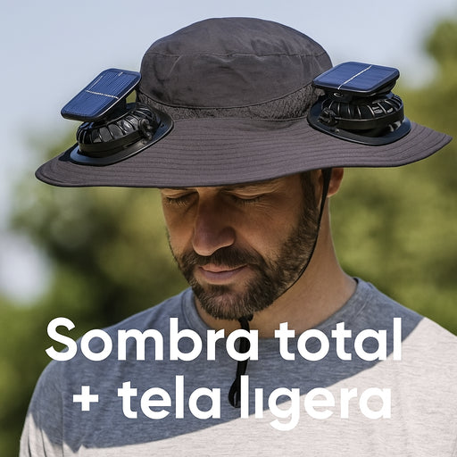 Gorro Solar Doble Ventilación Activa 🌞🧢💨 - Sombra y aire fresco donde vayas!