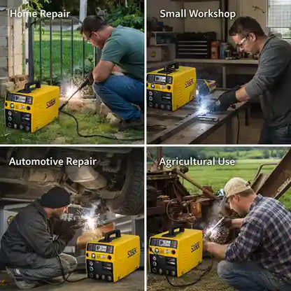 ⚙️ SOLDADORA INVERTER MIG + ARC + KIT COMPLETO 🧰 Todo lo que necesitas para soldar, en un solo equipo