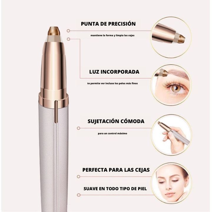 Cejas Perfectas Depiladora Facial, portátil y recargable – MIDARO