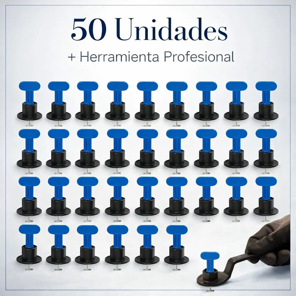 Kit Nivelador De Cerámica Reutilizables (50 unidades)