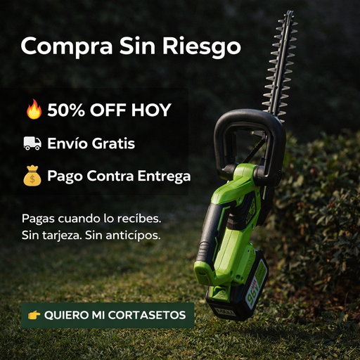 Cortasetos Inalámbrico M1 Mcasa 98V 2 Baterías