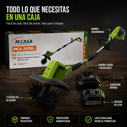 Cultivador Eléctrico Jardín MCASA