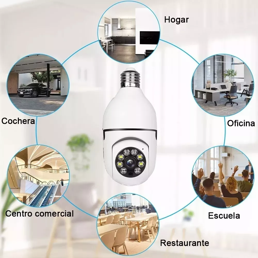 SecureCam 360° Visión Nocturna