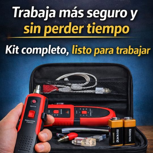 Tester Digital Rastreador Cables RJ45 Cat6 ~ ¡Encontrar el cable correcto, rápido y con seguridad!