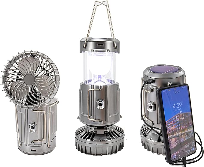 LumiBreeze™ - Ventilador, luz, aire y energía… siempre contigo💡💨🔋