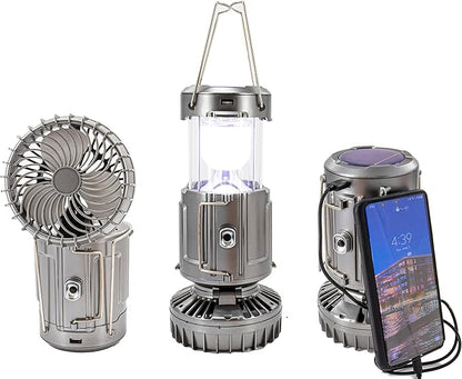 LumiBreeze™ - Ventilador, luz, aire y energía… siempre contigo💡💨🔋